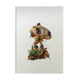 Impression vintage Insectes, Illustration ancienne année 60