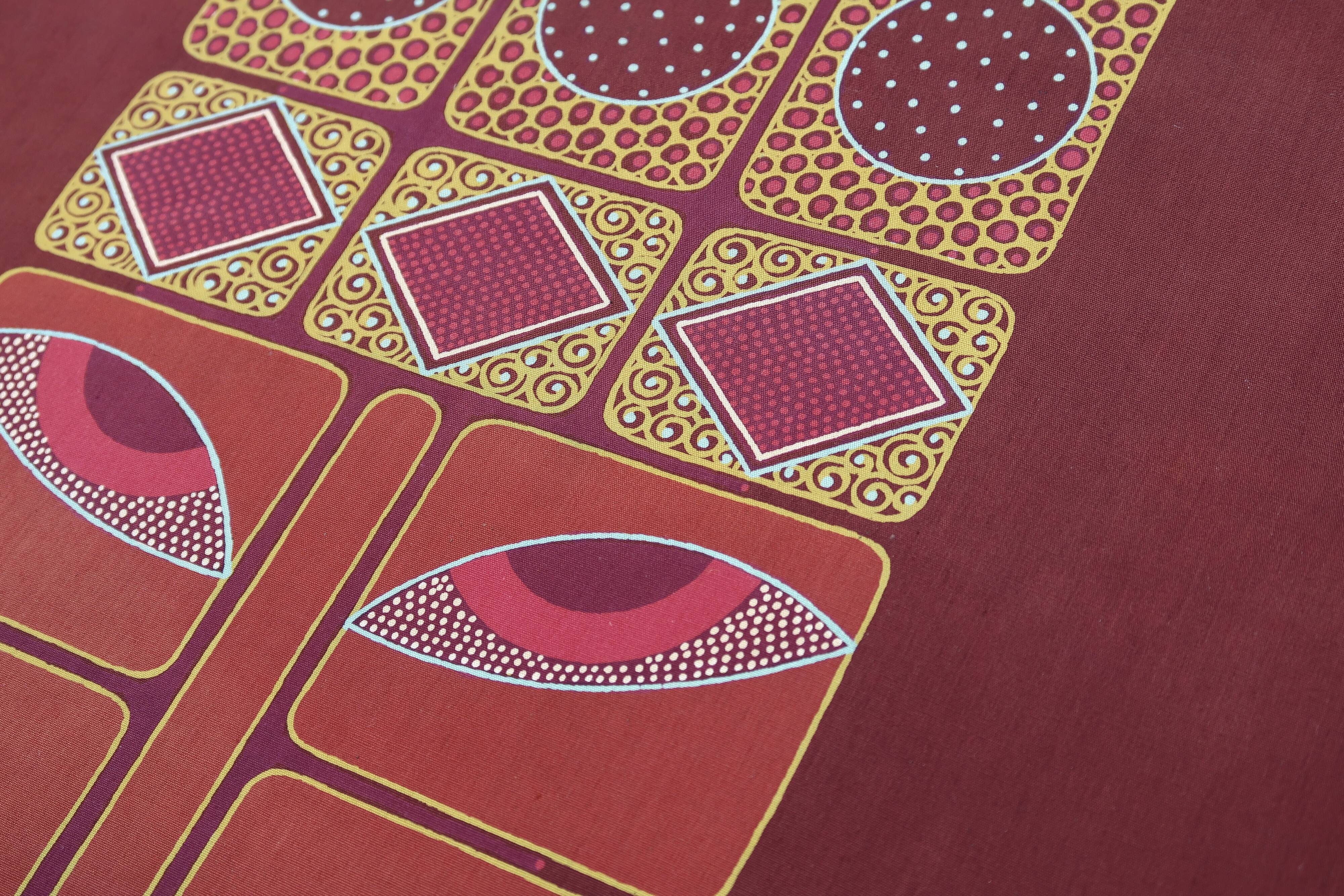 Indian painting signed and dated 1980