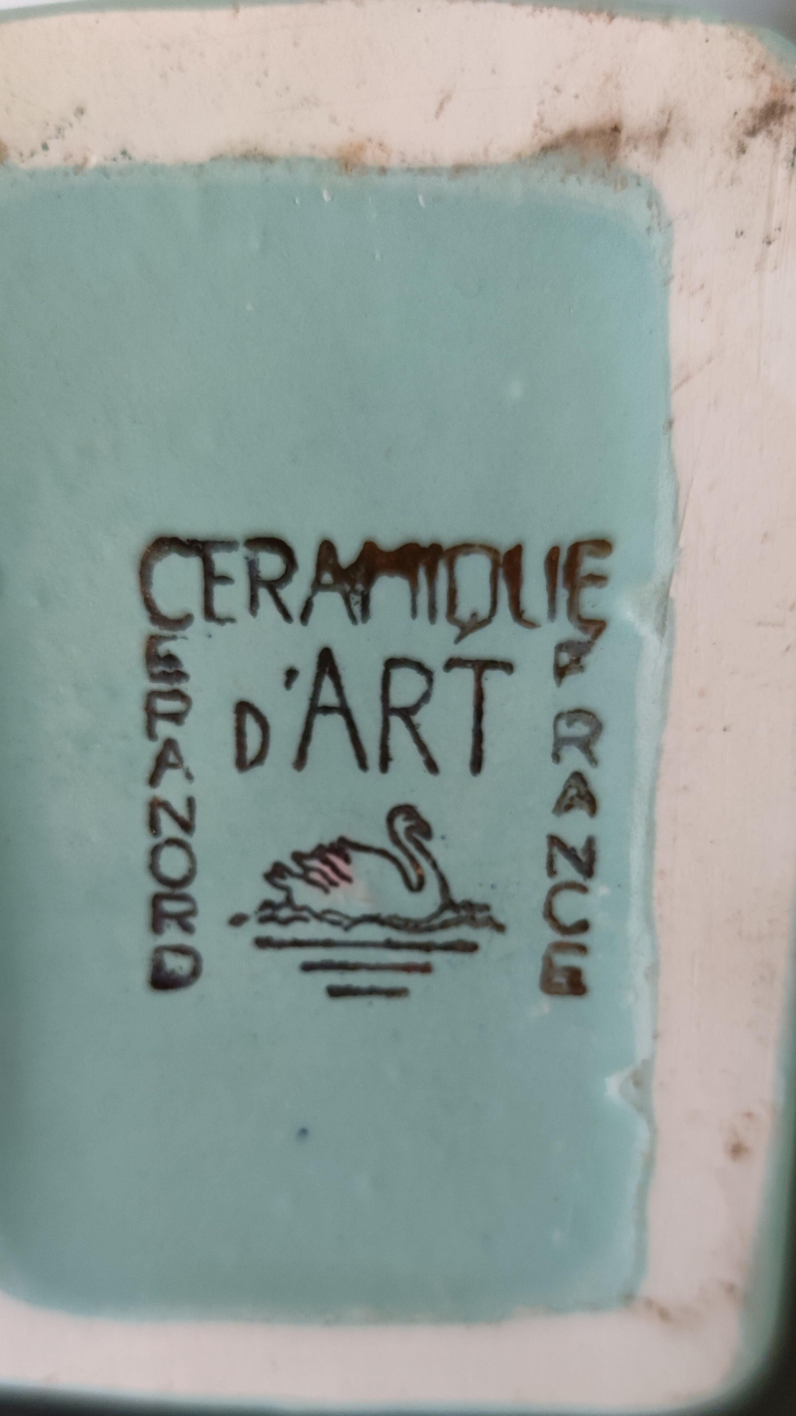 Fireplace clock with matching vases