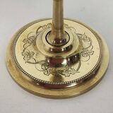 Pair of brass candlesticks