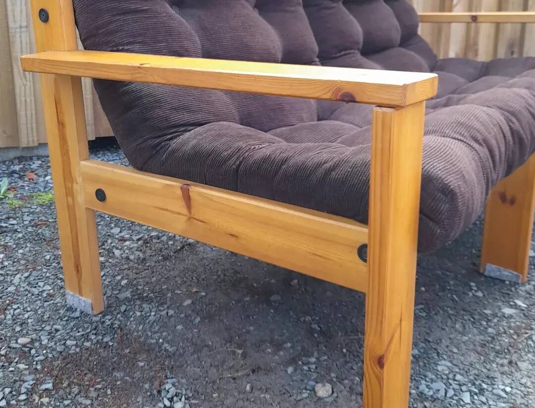 Canapé 2pl Yngve Ekström suede en pin