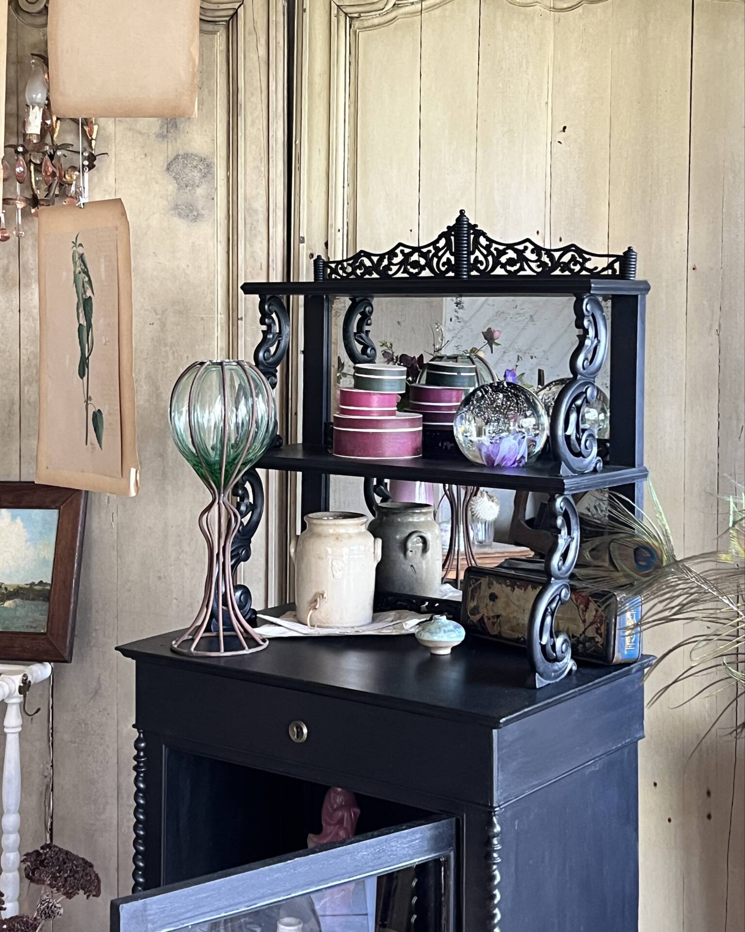 Antique display cabinet