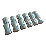 Series of 6 knife holders signed Ravinet and Denfert