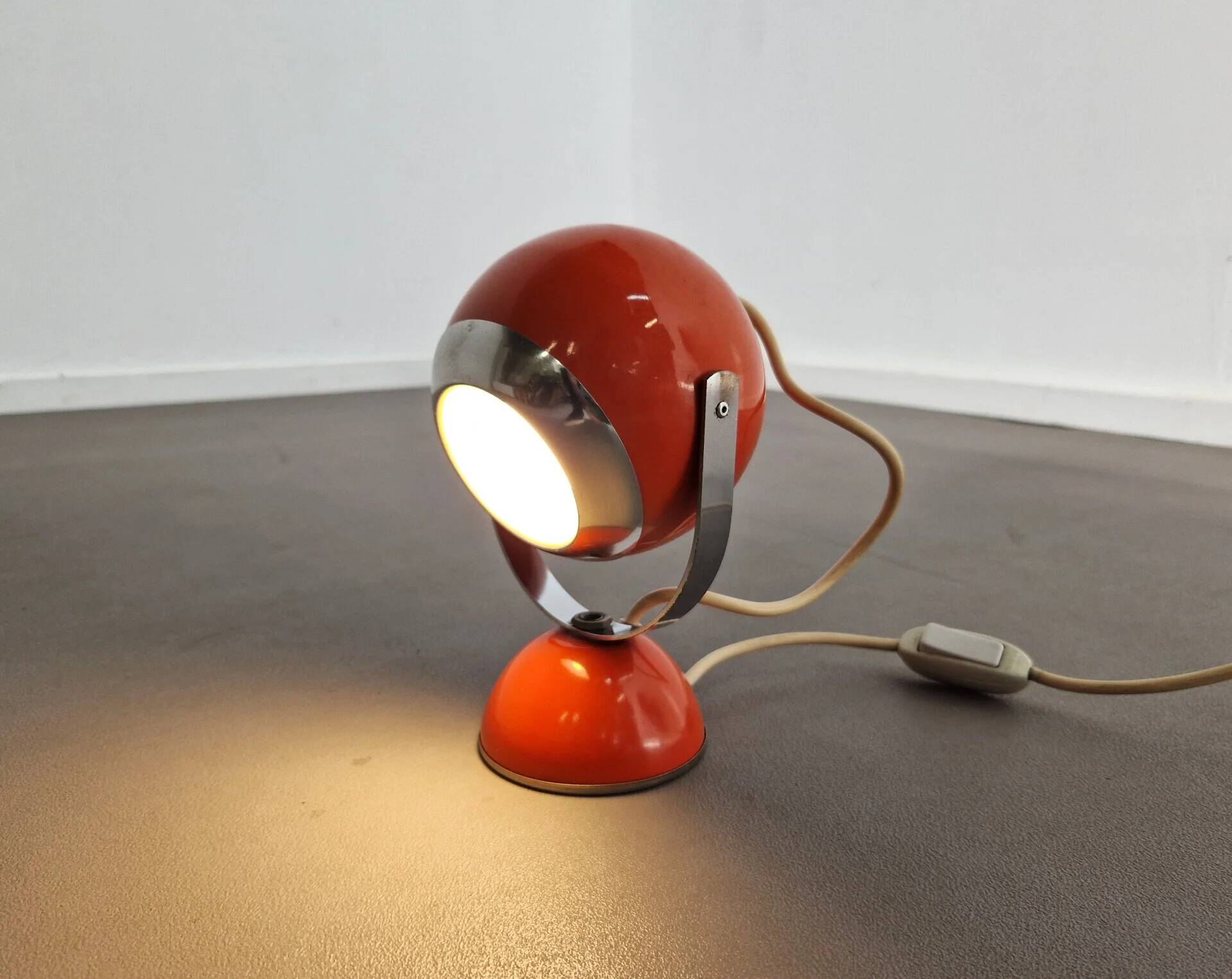 Lampe de table œil de l'ère spatiale | Années 1970