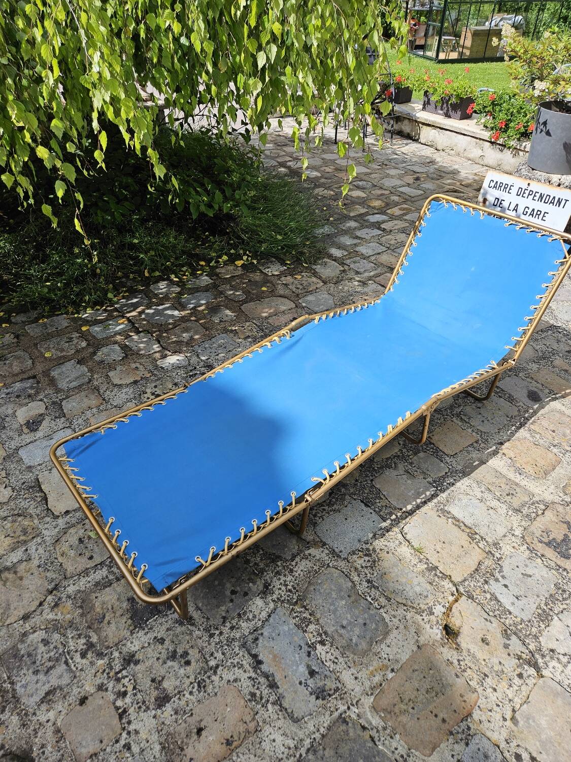 Lafuma vintage folding deckchair