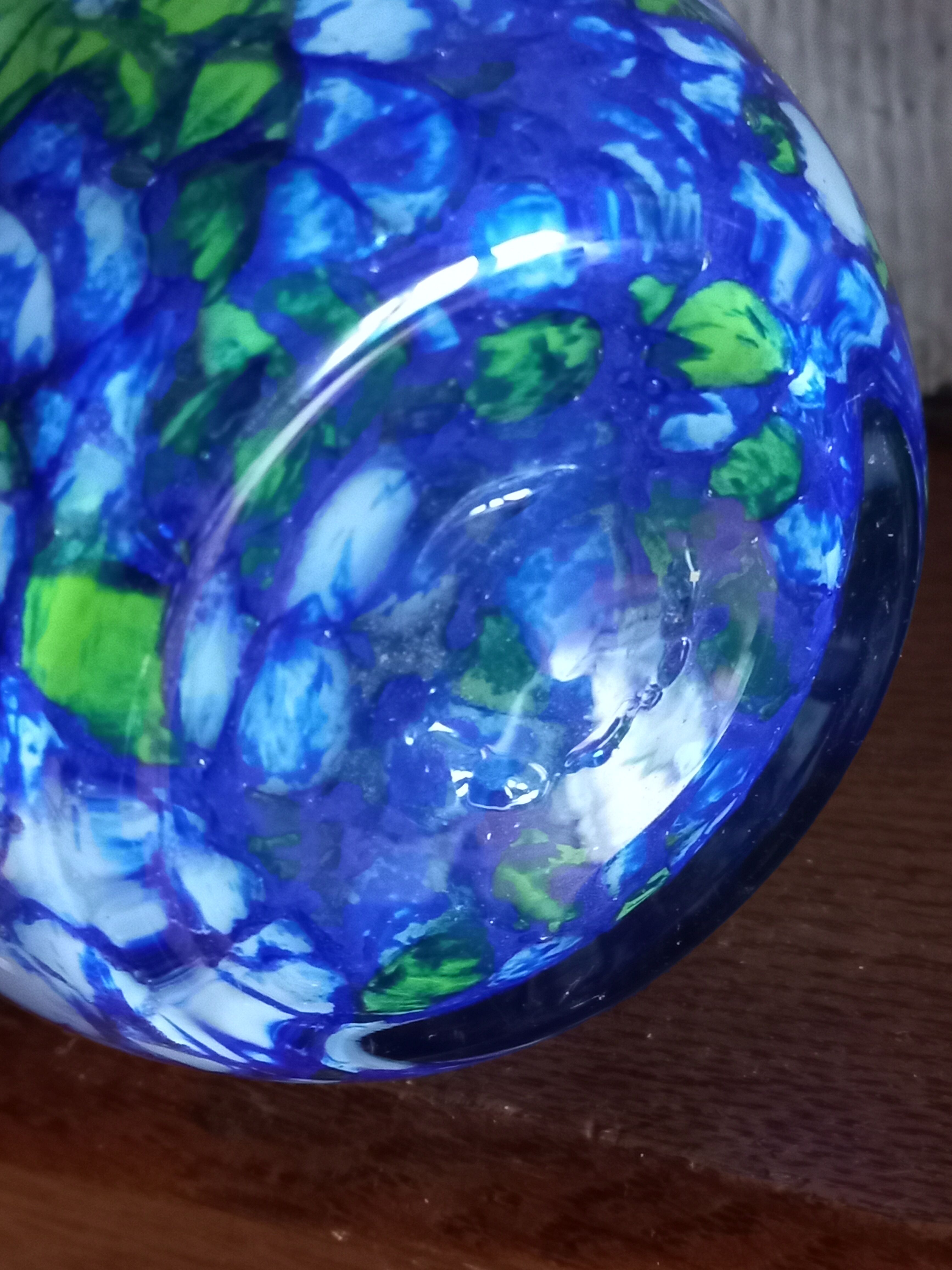 Murano blown glass vase