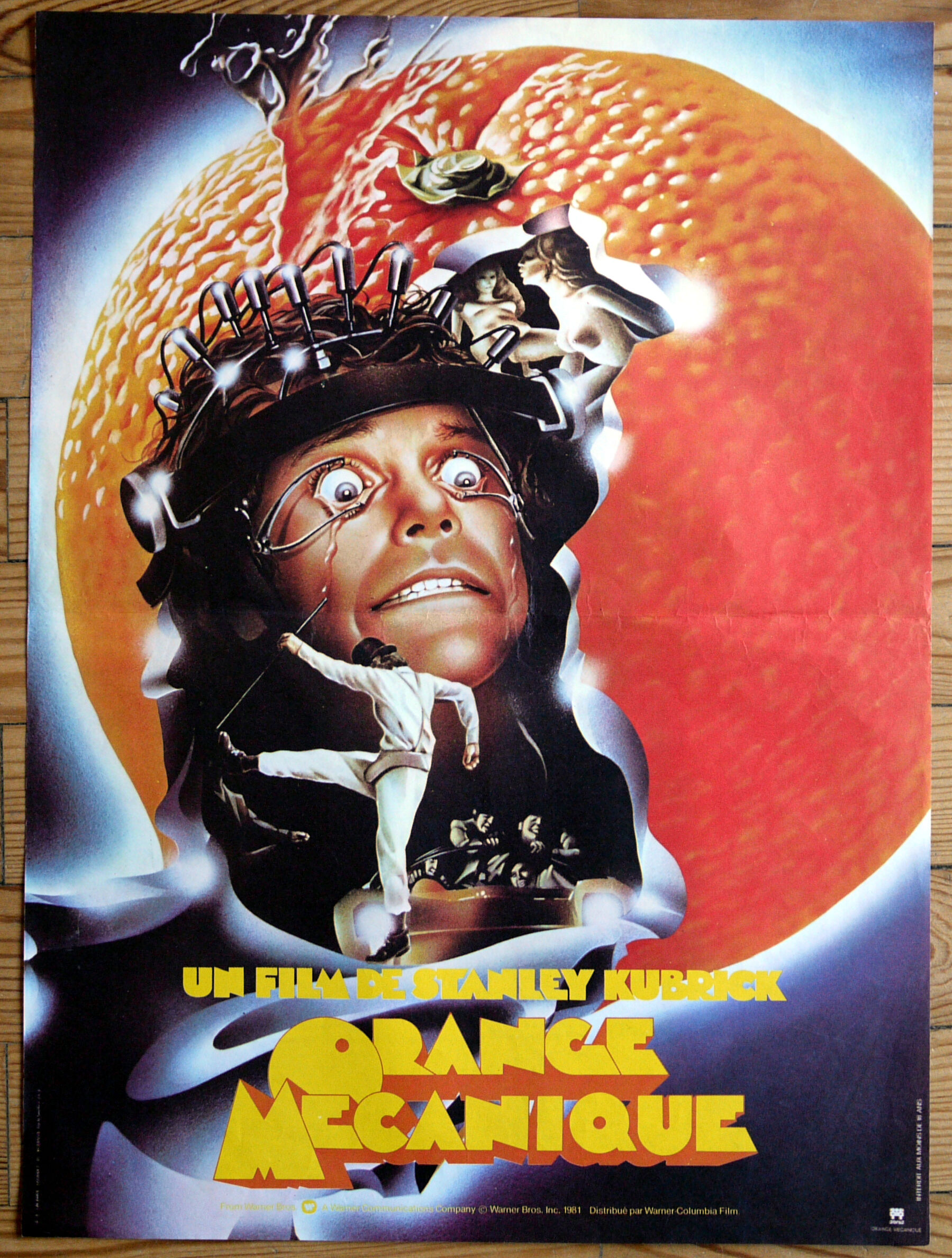 Original movie poster "A Clockwork Orange" Stanley Kubrick