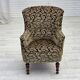 1950s, Danish armchair, green furniture velour, ash wood legs.