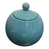 Vintage blue sugar bowl