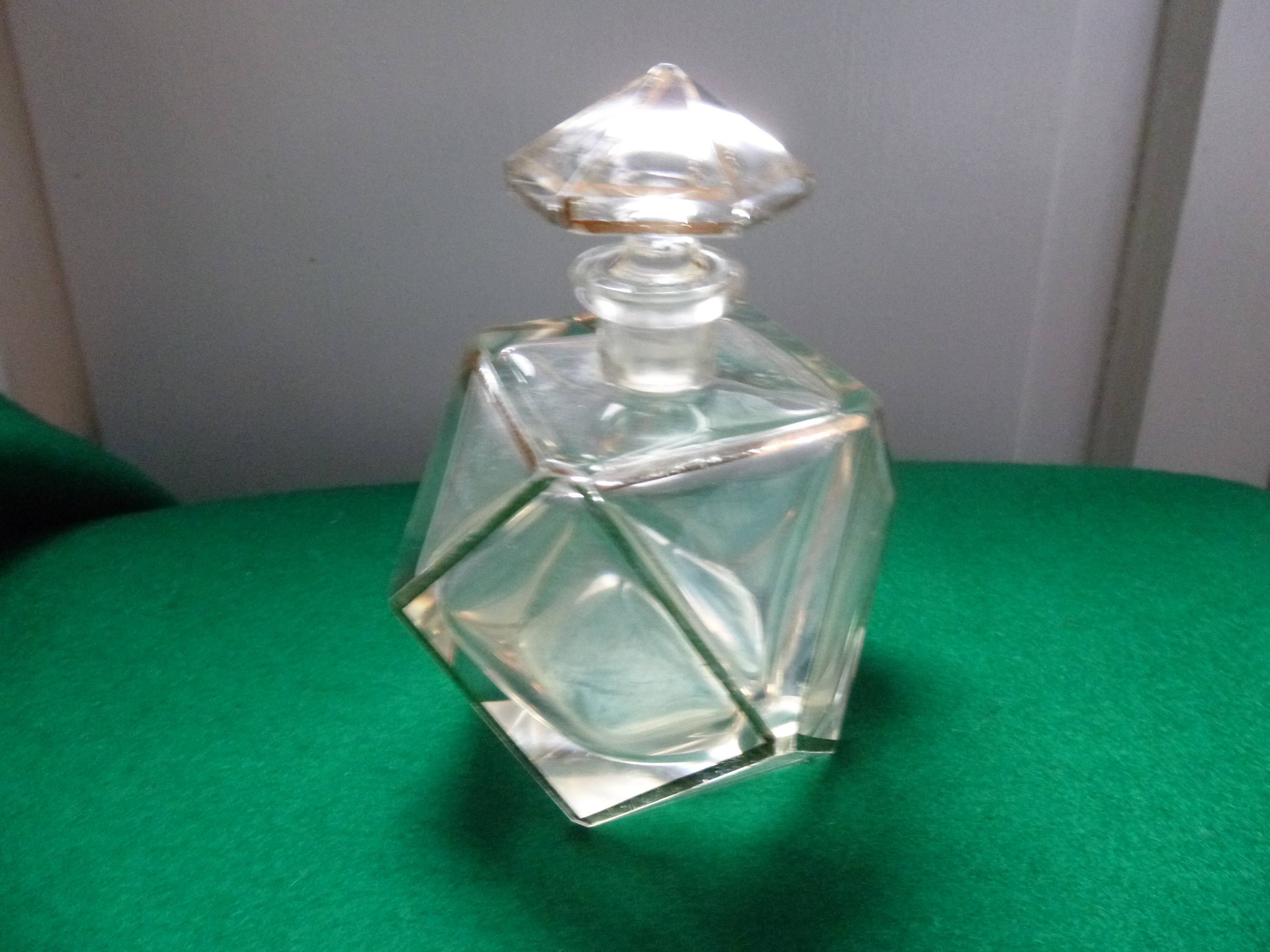 Antique crystal perfume bottle