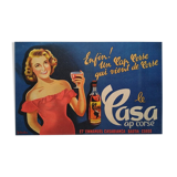 Original poster 1950 casa cap corsica pastif aperitif advertising Jean Desaleux
