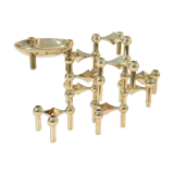 9 candlesticks and a Nagel Cup