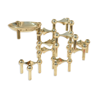 9 candlesticks and a Nagel Cup