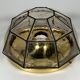 1960s 1970s Ceiling Lamp Flush Mount by Glashütte Limburg Germany