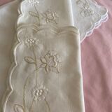 Seven table service and those napkins