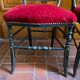 Black and gold Napoleon III chairs