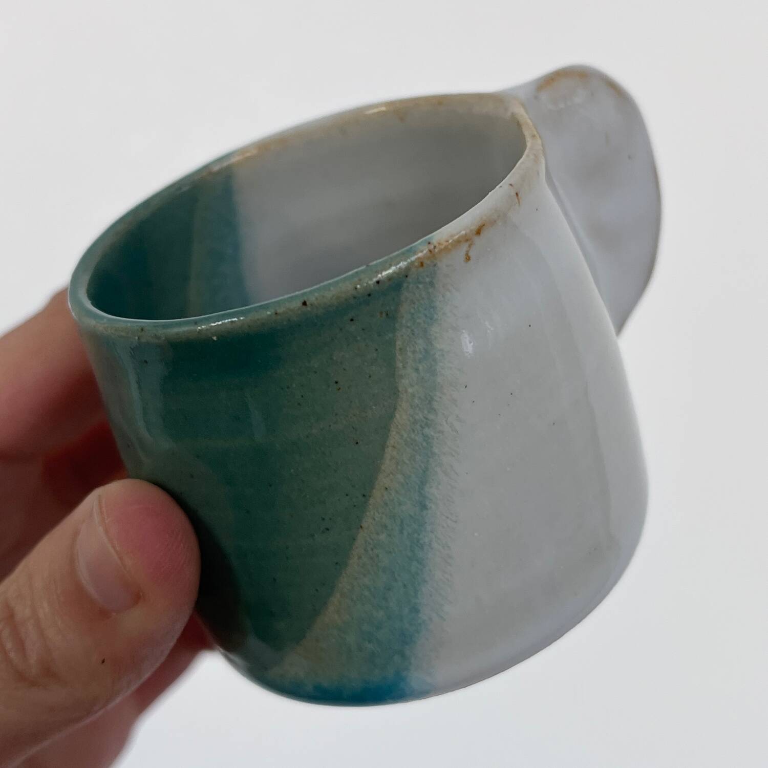 Artisan tricolour espresso cup
