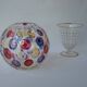 Vintage round vase - Bohemia 1960 - "Nemo" Borske Sklo by Max Kannegiesser