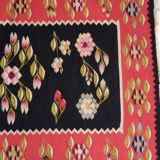 Pair of Moldovan kilim carpets