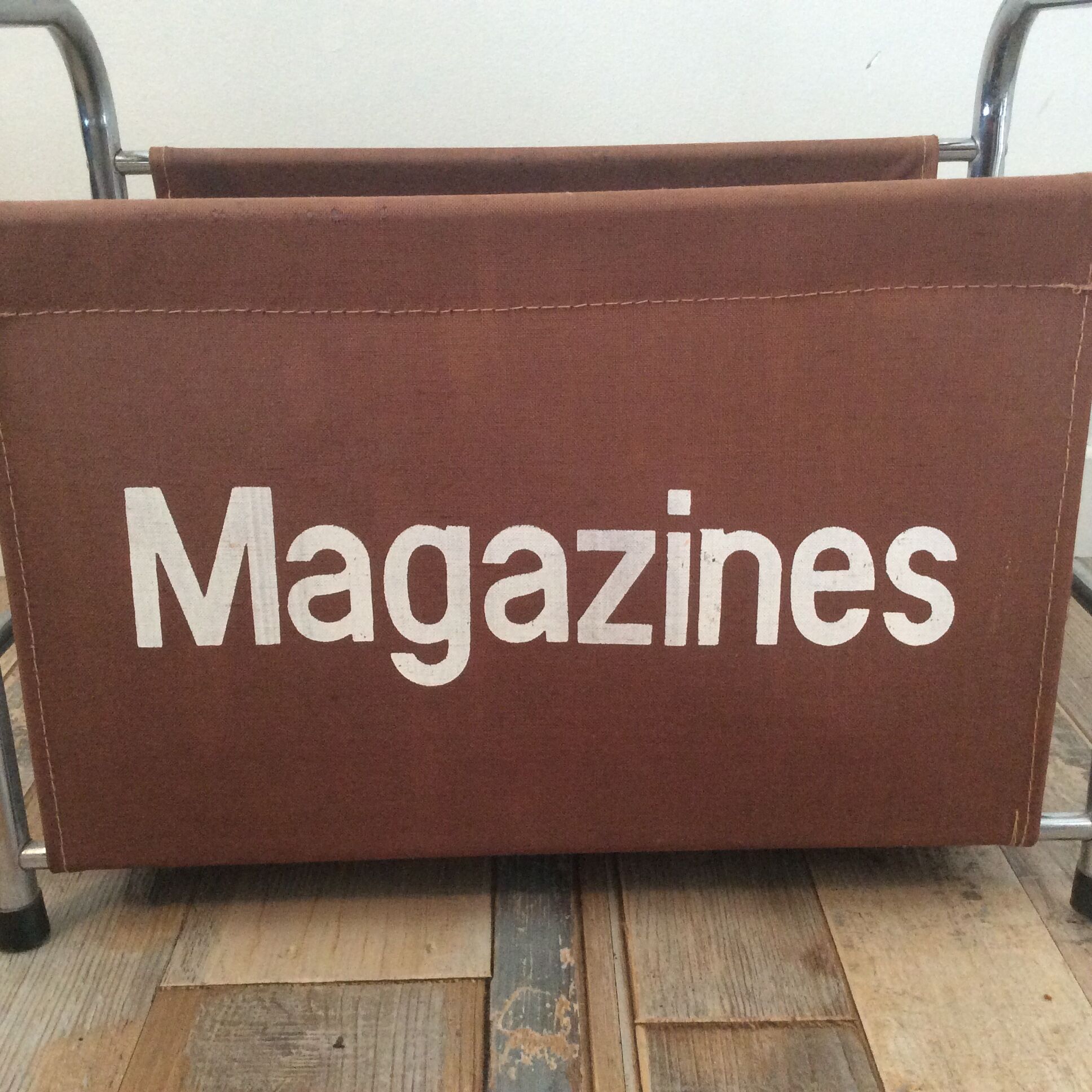 Vintage magazine holders from the 80s