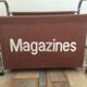 Vintage magazine holders from the 80s
