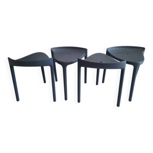 4 tabourets bas Pedrali