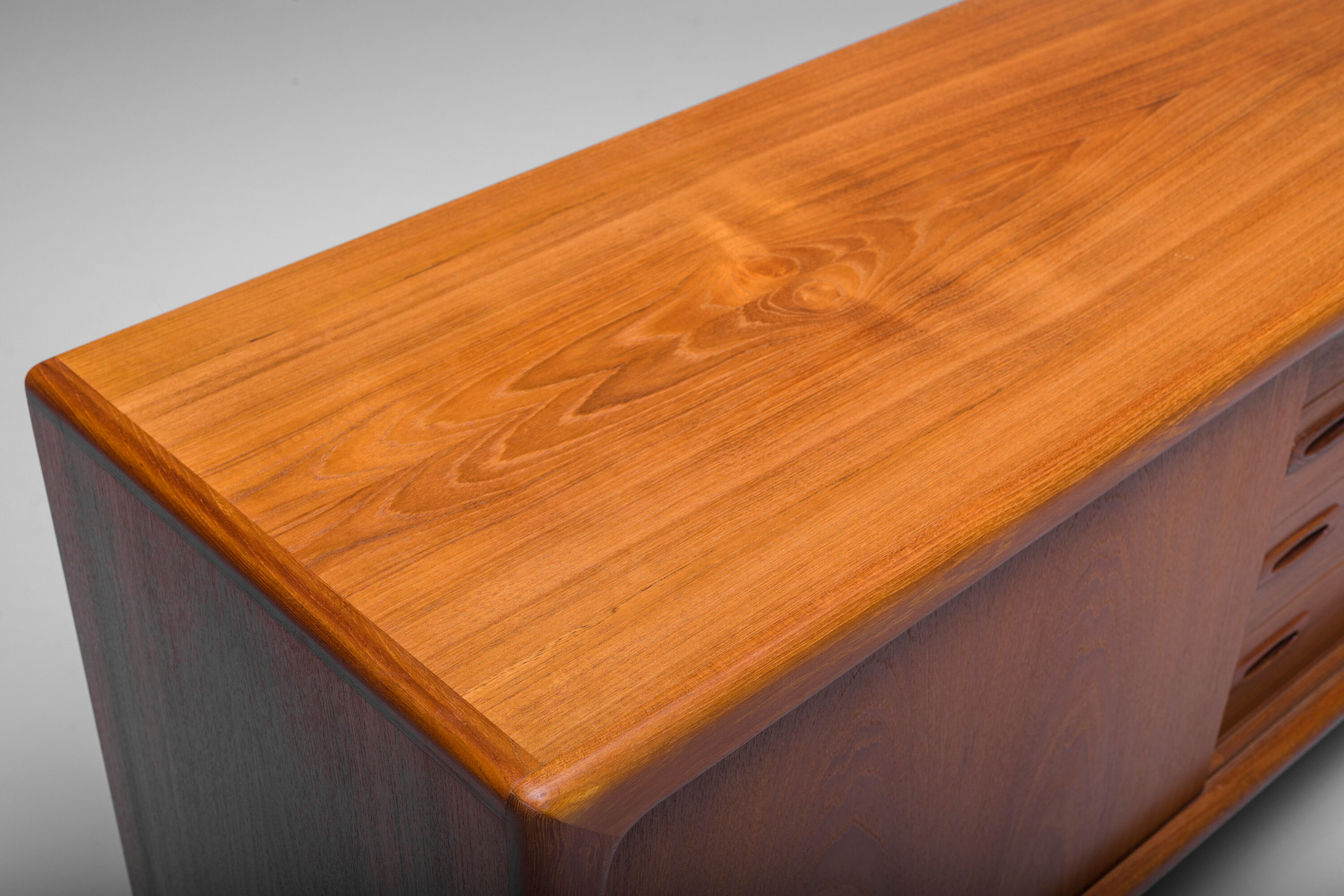 Mid-Century Danish teak sideboard by HP Hansen