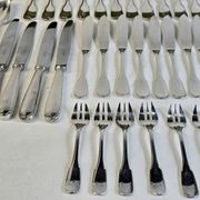 87-piece household cutlery set from Christofle, Versailles model, in metal.