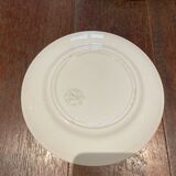 Lot de 3 assiettes plates torchon nappe vert vintage Moulin des Loups