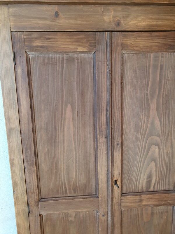 Small Parisian cabinet raw wood