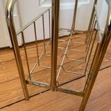 Gold-plated brass magazine rack