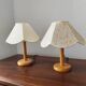 Paire de lampes vintage – style scandinave
