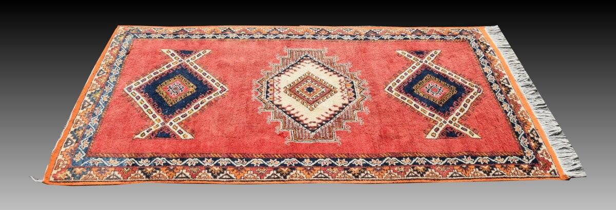 Moroccan Carpet (Taznakht), Middle Atlas: 150x250 cm "Galerie Sardje"