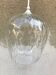 Old molded glass + support white 70s vintage suspension