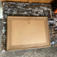 Vintage abstract table - gestural composition