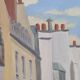Oil on canvas street in Paris