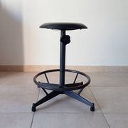 Vintage industrial workshop stool SIPE ITALY 1960s