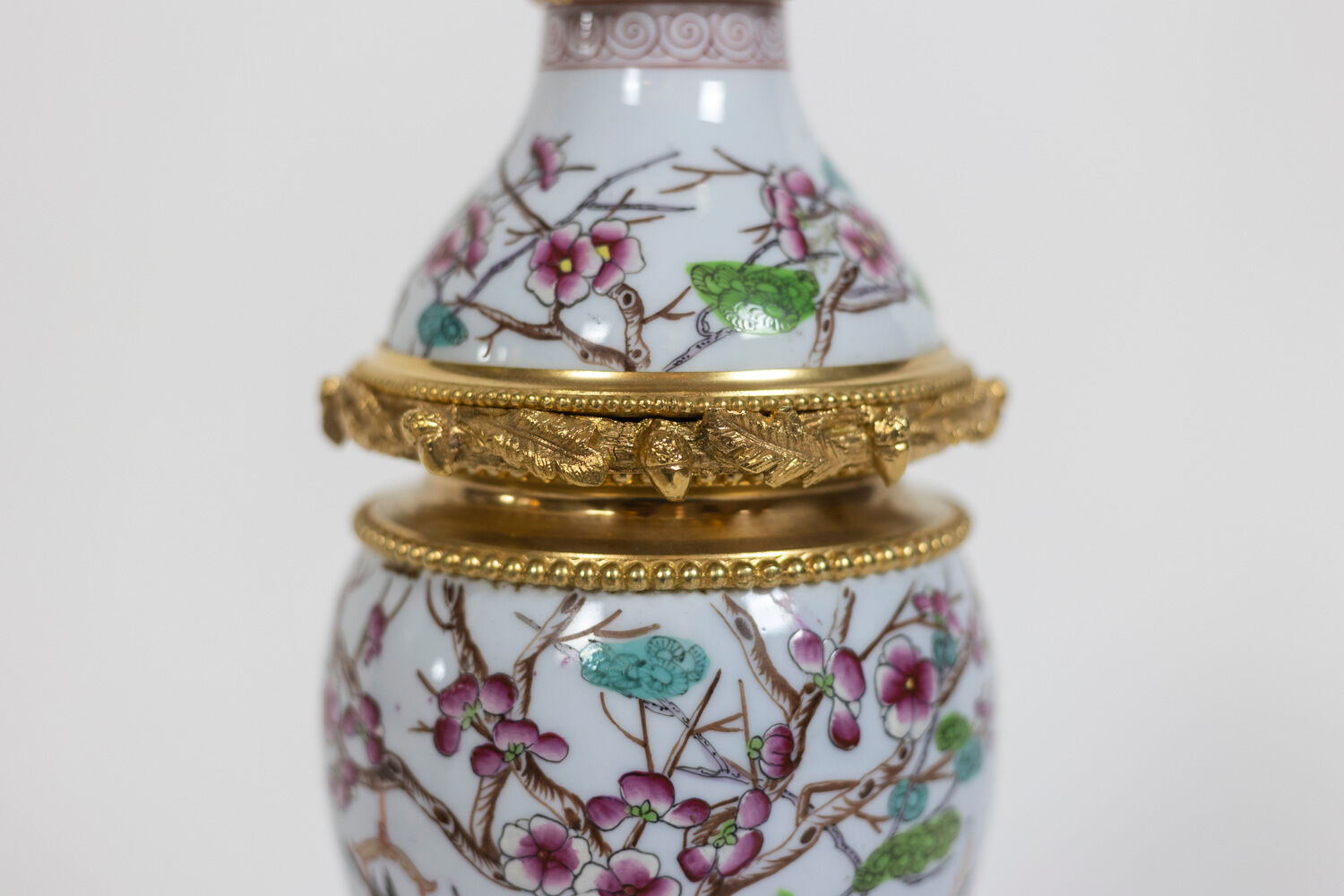 Maison Samson Pair of Canton porcelain lamps, circa 1880