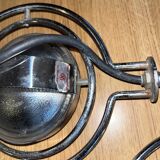 4 adjustable chrome Mole Richardson spotlights