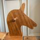 Old wooden rocking horse