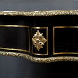 Boulle marquetry violin-shaped table, Napoleon III period – Mid 19th century