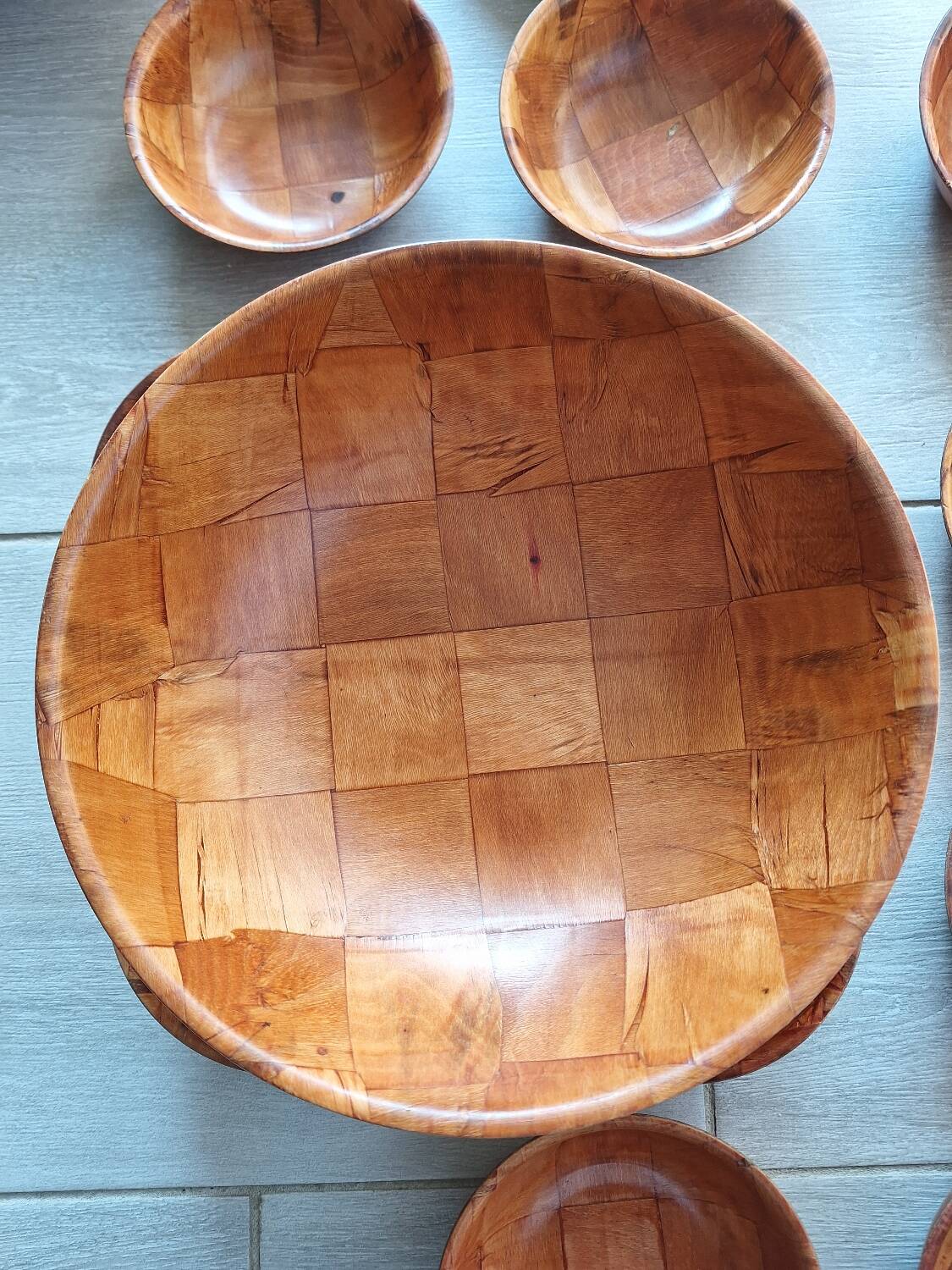 Service vintage en bois