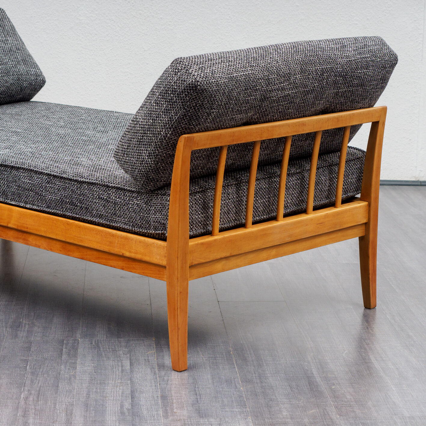 50s sofa in cherry wood