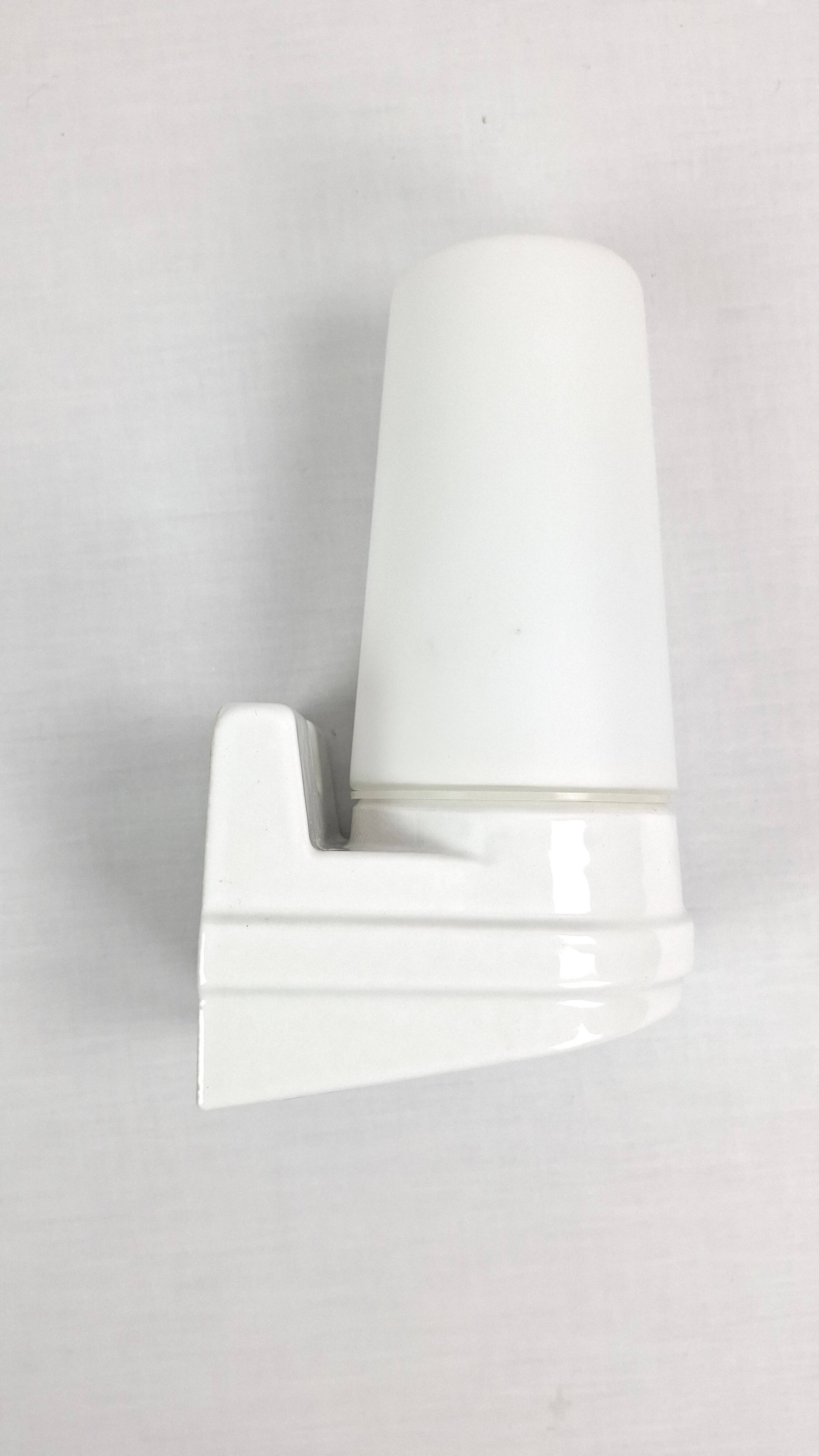 Vintage ceramic IFO wall light bathroom bedside Midcentury