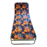 Pliant de camping  vintage fleuri