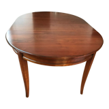 Round table and 2 cherry wood extensions