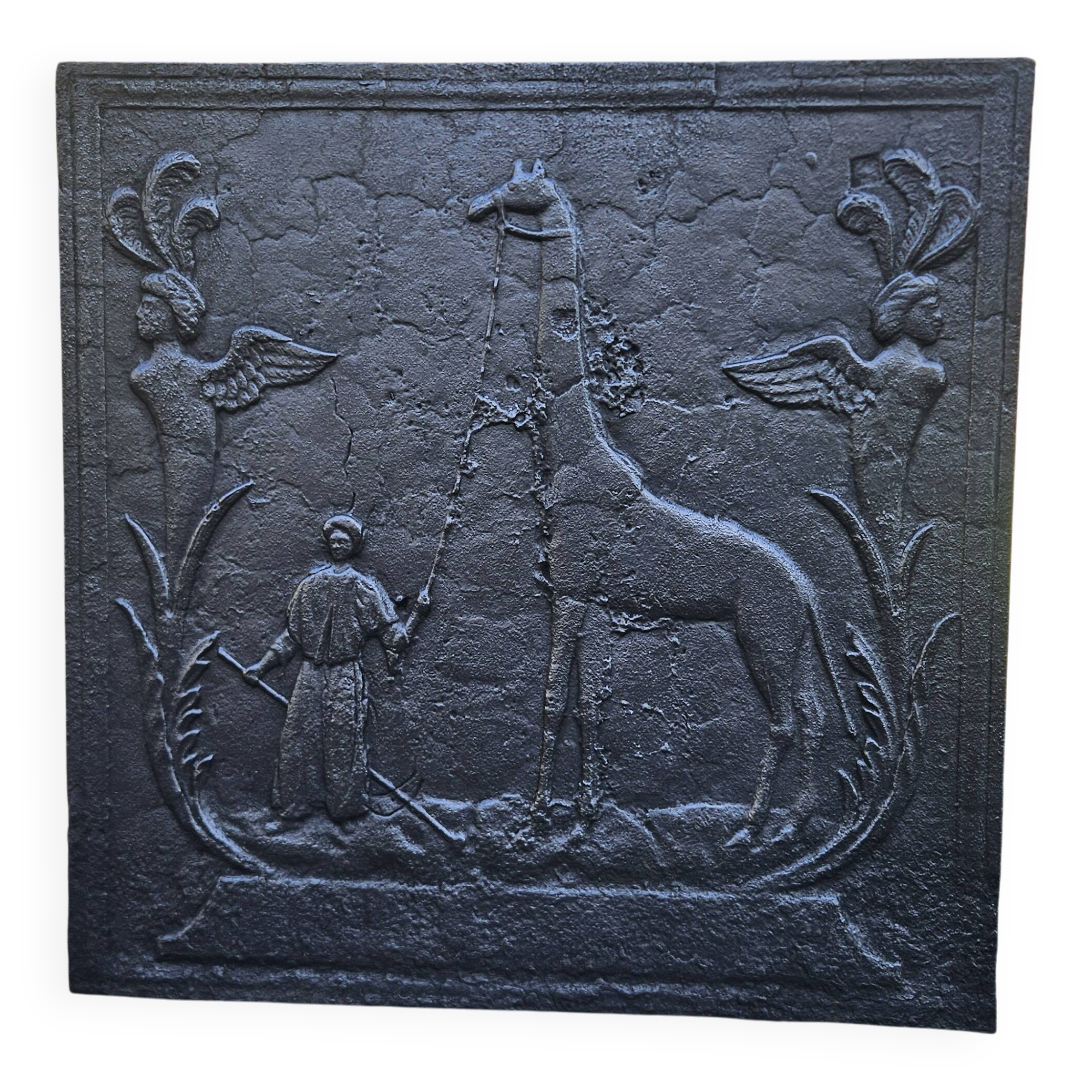 Zarafa fireplace plaque
