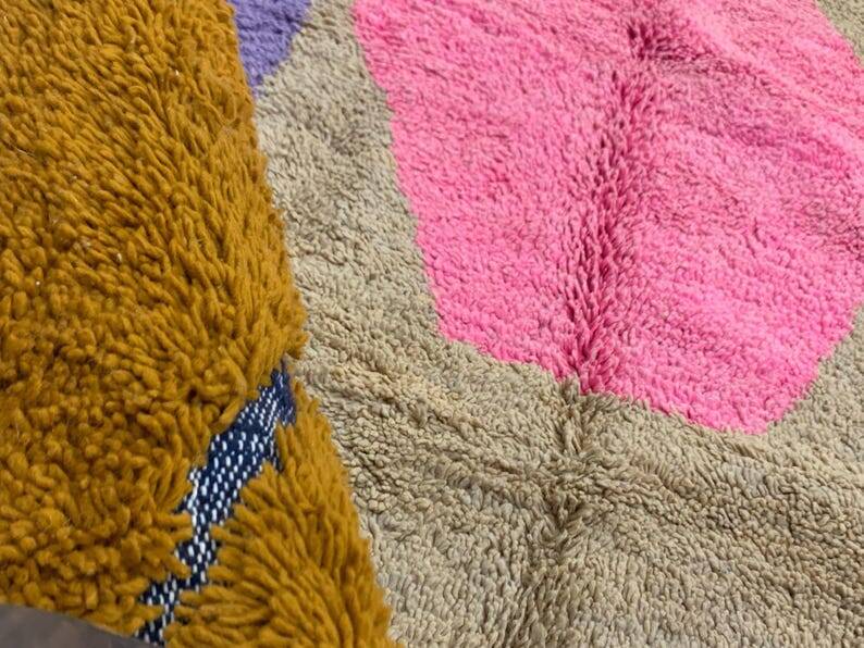 Handmade traditional pure wool rug 1.5/3.5 m