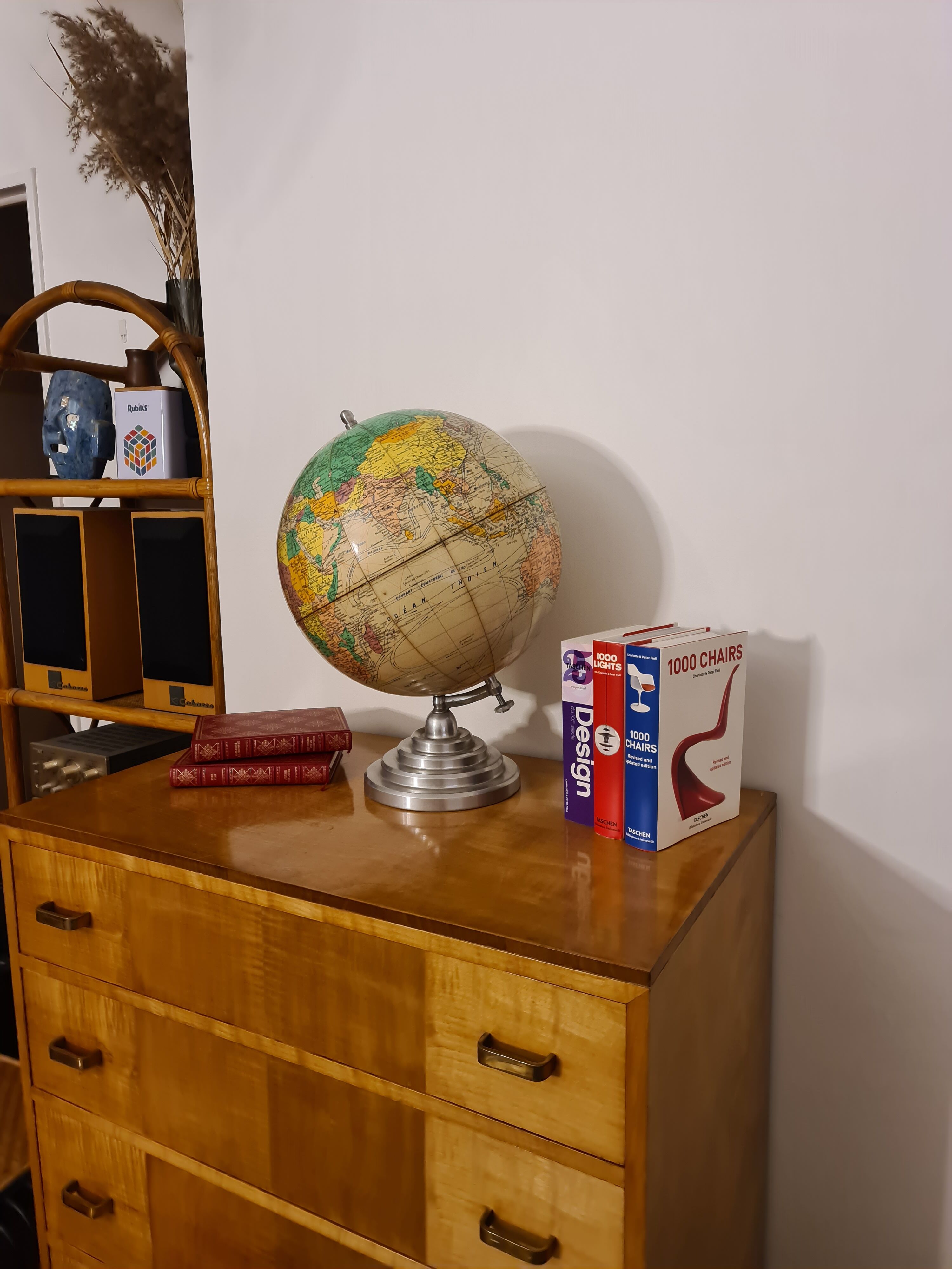 Vintage globe Girard & Barrère 50's