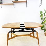 2-in-1 liftable table "smørrebrød", 1960
